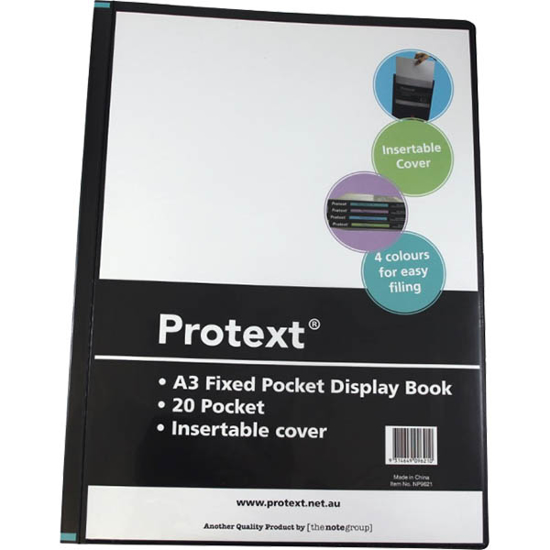 Picture of DISPLAY BOOK PROTEX A3 20 POCKET
