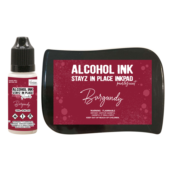 Picture of BURGUNDY PEARLESCENT ALCOHOL INK PAD