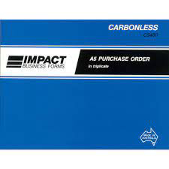 Picture of CARBONLESS A5 ORDER BOOK TRIPLICATE