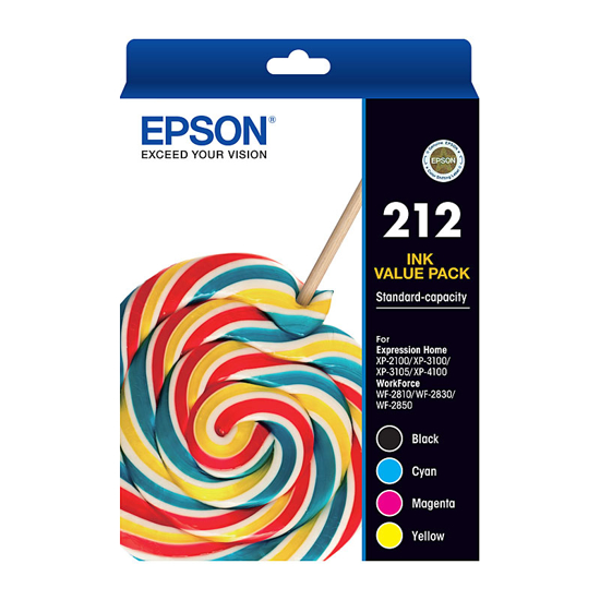 Picture of EPSON 212 4 INK VALUE PACK