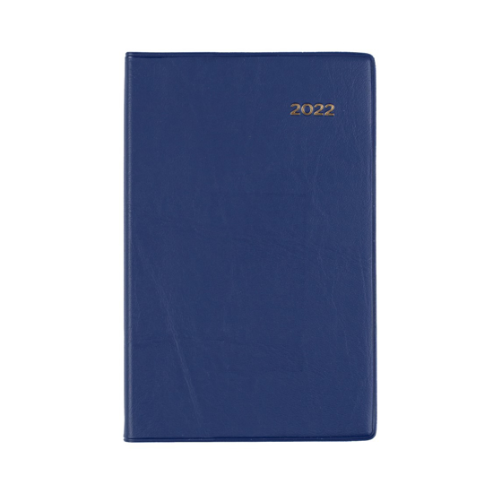 Picture of DIARY 2022 COLLINS B7R 80X125MM BELMONT PVC POCKET WTV NAVY
