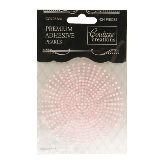 Picture of VINTAGE PINK 2MM ADHESIVE PEARLS