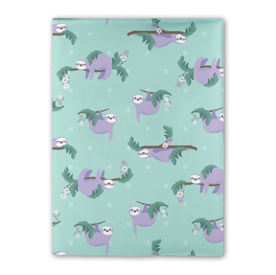 Picture of BOOK SLEEVES SCHOOL BUZZ SCRAP BOOK SLOTH LIFE
