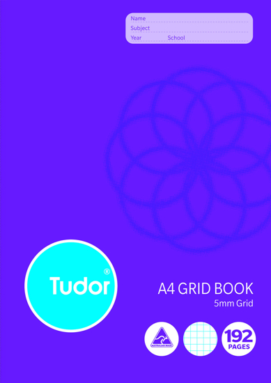 Picture of GRID BOOK A4 5MM 192 PAGE OLYMPIC