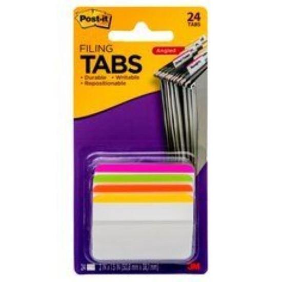 Picture of INDEX TABS BRIGHTS ANGLED HANGING