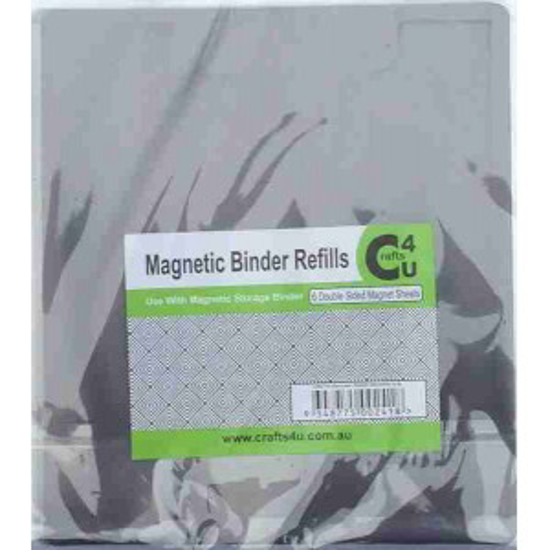 Picture of MAGNETIC DIE STORAGE BINDER DOUBLE SIDED REFILLSN 6PKT