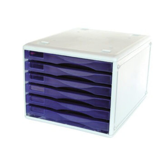 Picture of METRO 3439 6 DRAWER BLUEBERRY