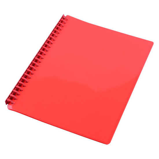 Picture of DISPLAY BOOK GNS A4 REFILLABLE GLOSS RED