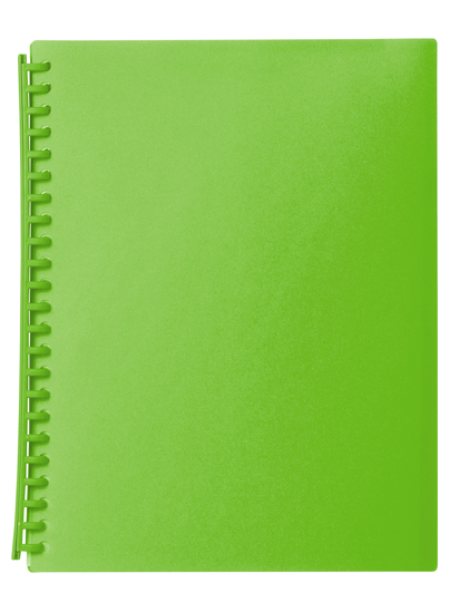 Picture of DISPLAY BOOK A4 20P FLURO GREEN
