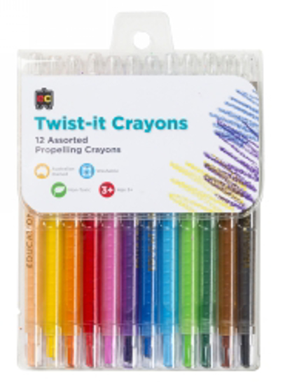 Picture of CRAYONS EC TWIST IT PACK OF 12
