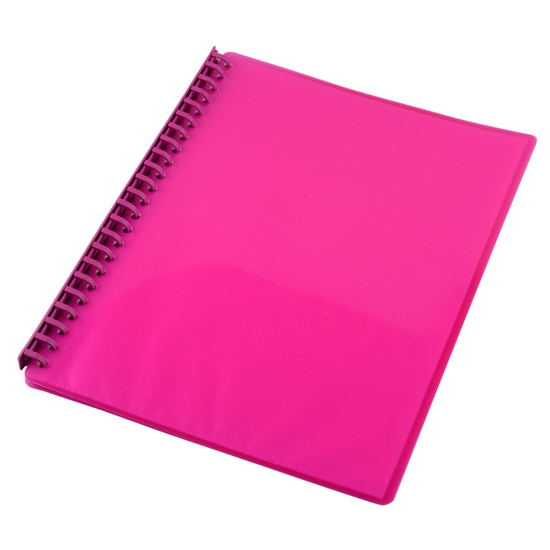 Picture of DISPLAY BOOK GNS A4 REFILLABLE GLOSS PINK