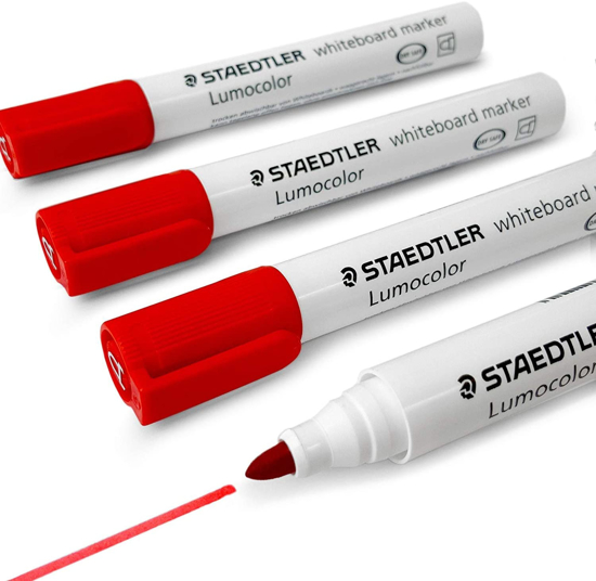 Picture of MARKER WHITEBOARD STAEDTLER 351 RED