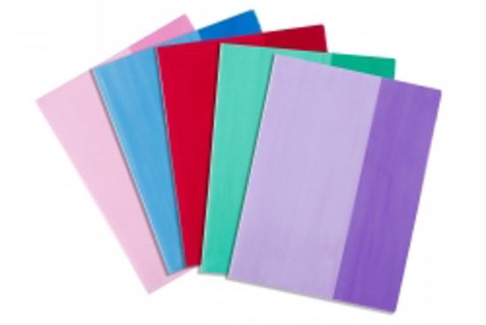 Picture of BOOK SLEEVES CONTACT SLIP ON A4 ASST TINTS