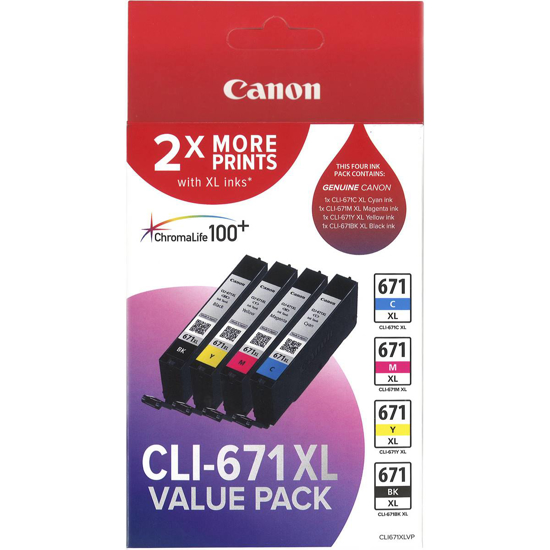 Picture of CANON CLI671XL VALUE PACK