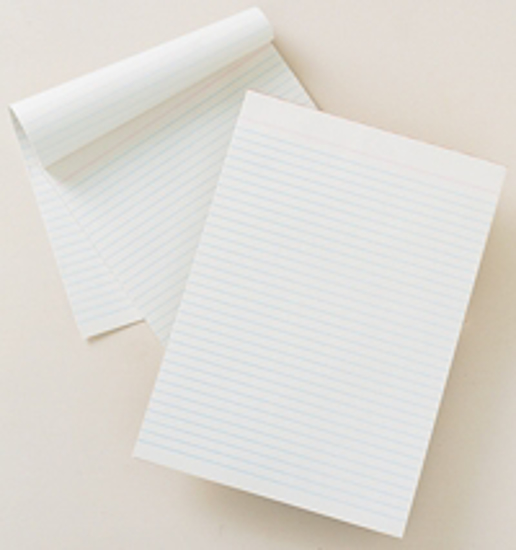 Picture of OFFICE PADS QUILL A4 BANK RULED 100LF