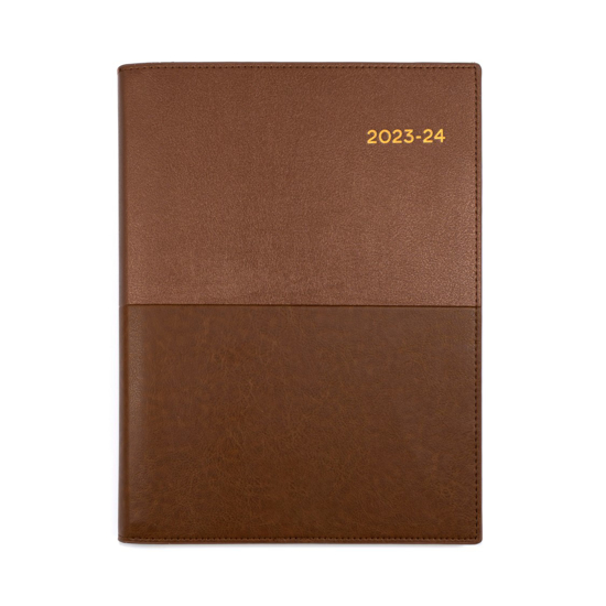 Picture of DIARY VANESSA FINANCIAL YEAR 23/24 COLLINS A5 WTV TAN