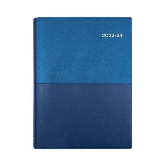 Picture of DIARY VANESSA FINANCIAL YEAR 23/24 COLLINS A4 WTV BLUE