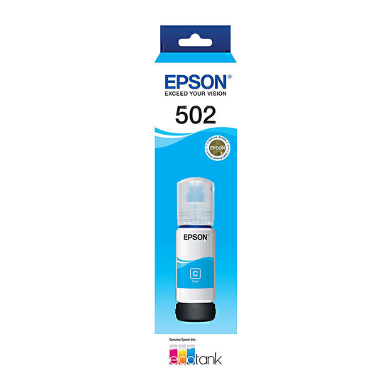Picture of EPSON T502 CYAN ECO TANK
