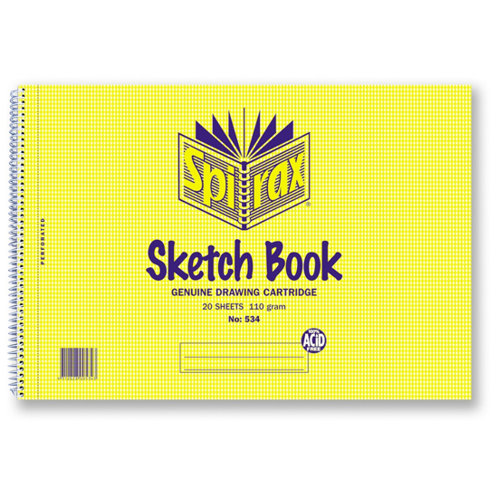 Picture of SKETCH BOOK SPIRAX 534