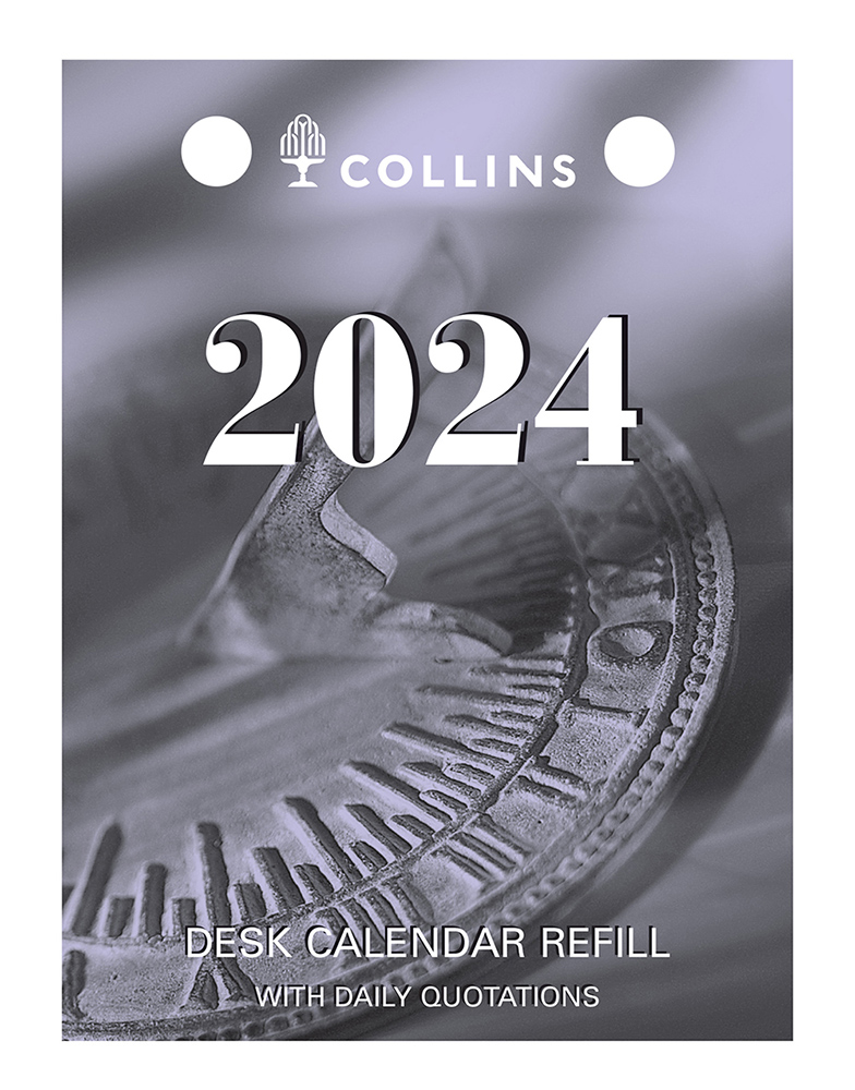 Kingaroy Office Central. DESK CALENDAR REFILL 2024 COLLINS 76X102MM TOP