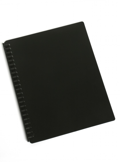 Picture of DISPLAY BOOK GNS A4 REFILLABLE BLACK 20P