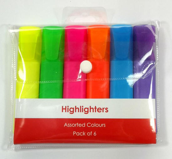 Picture of HIGHLIGHTER GNS BASIC ASSORTED WLT6