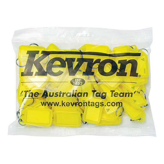 Picture of KEY TAG KEVRON YELLOW BAG 50