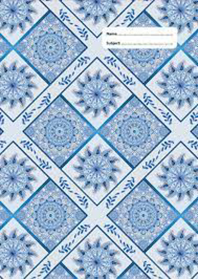 Picture of SPENCIL BOOK COVER A4 BOHO BLUE