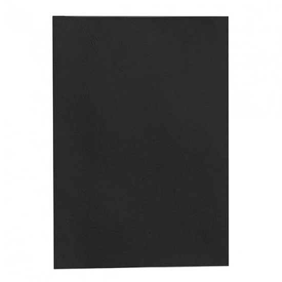 Picture of BINDER COVER LGRAIN BLACK A4 350GSM