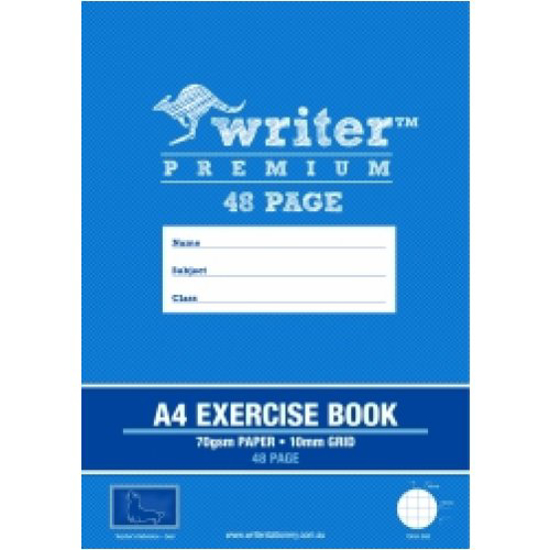 Picture of BOOK GRID WRITER A4 48P 10MM GRID SEAL