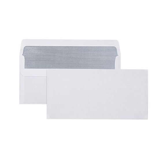 Picture of ENVELOPE SELF SEAL SECRETIVE DL 110X220mm WHITE BX500