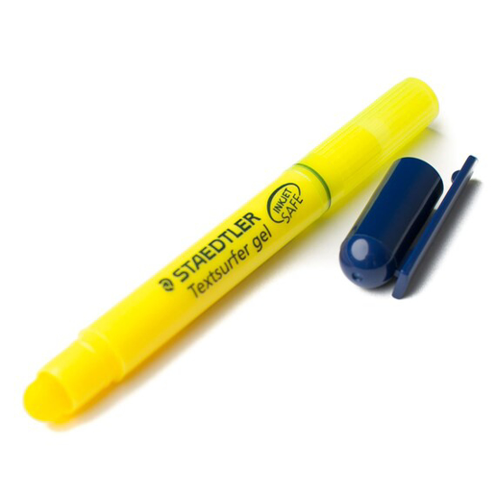 Picture of STAEDTLER HIGHLIGHTER TEXTSURFER GEL YELLOW