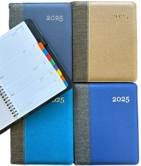 Picture of 2025 DIARY A5 WEEK TO VIEW WIRE-O