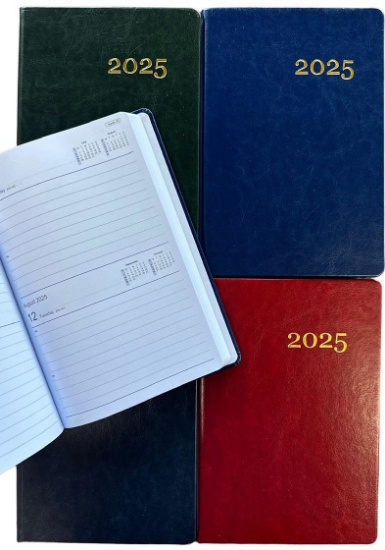 Picture of 2025 DIARY 2 DAY PER PAGE PU