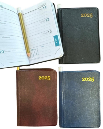 Picture of 2025 DIARY WTV POCKET WITH PENCIL