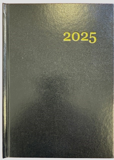 Picture of 2025 DIARY A5 DTP BUDGET BLACK