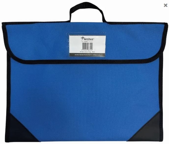 Picture of LIBRARY BAG 390X300 BLUE