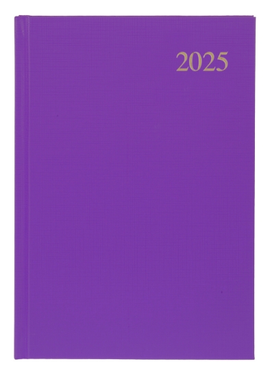 Picture of DIARY 2025 COLLINS ESSENTIAL A4 1DTP PURPLE