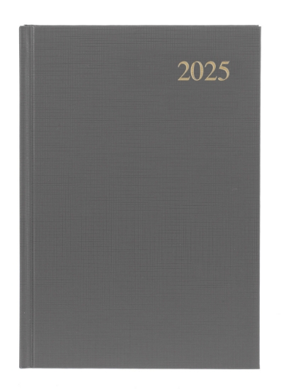 Picture of DIARY 2025 COLLINS ESSENTIAL A5 1DTP GREY