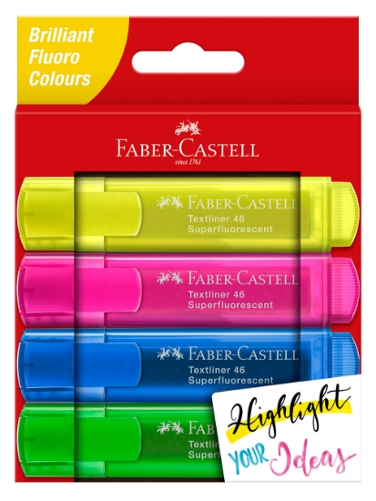 Picture of HIGHLIGHTER FABER-CASTELL TEXTLINER ICE WLT4