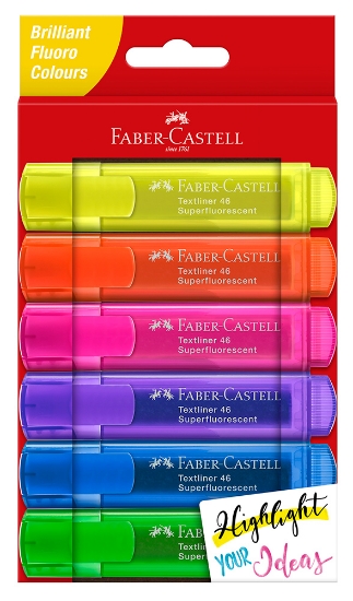 Picture of HIGHLIGHTER FABER-CASTELL TEXTLINER ICE WLT6