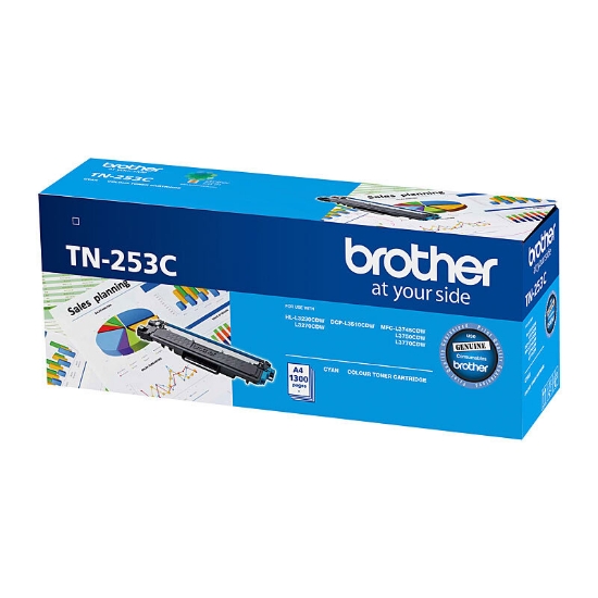 Picture of BROTHER TN253 YELLOW TONER CART