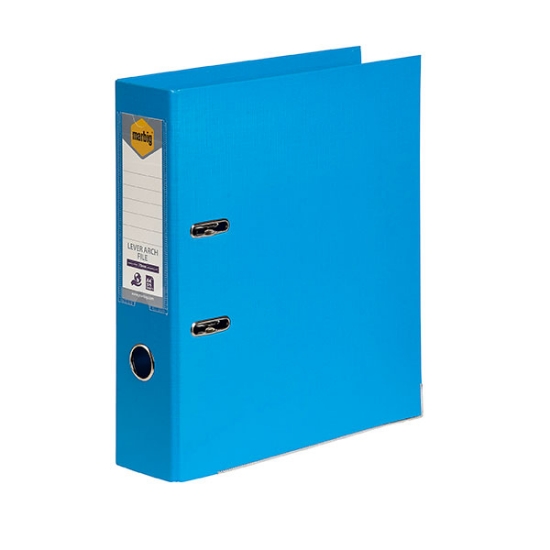 Picture of LEVER ARCH FILE MARBIG A4 PE SKY BLUE