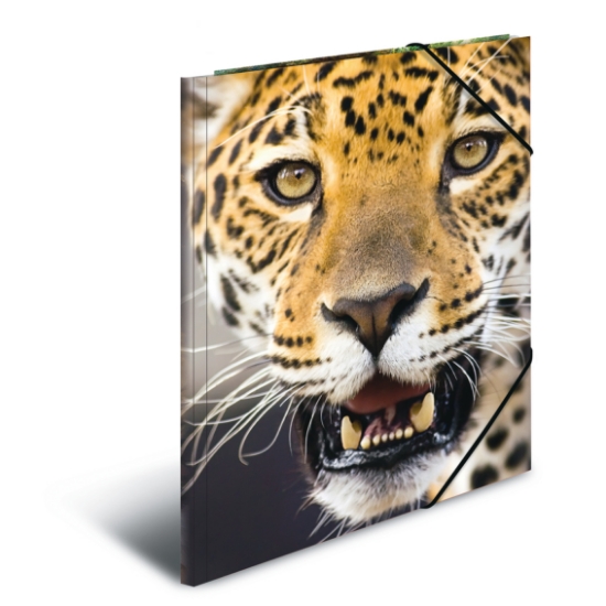 Picture of ELASTICATED FOLDER A3 PP LEOPARD