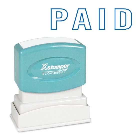 Picture of X STAMPER PAID BLUE