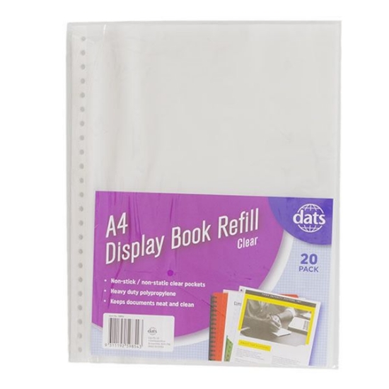 Picture of BOOK DISPLAY A4 REFILL PK20