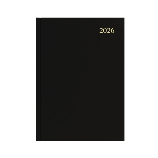 Picture of DIARY 2026 COLLINS ESSENTIAL A4 1DTP BLACK