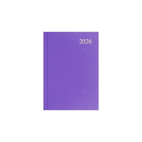 Picture of DIARY 2026 COLLINS ESSENTIAL A5 WTV, PURPLE
