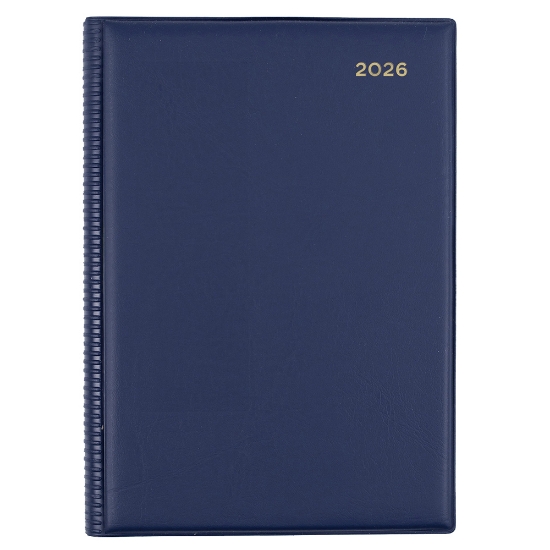 Picture of DIARY 2026 COLLINS BELMONT A5 PVC WTV NAVY