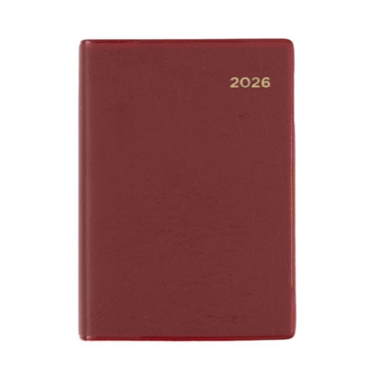 Picture of DIARY 2026 COLLINS BELMONT A7 PVC 1DTP RED